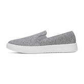 Women's Canvas Cruiser Slip On - Deep Navy Stripes (Blizzard Sole)