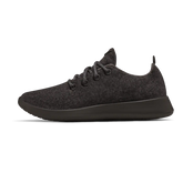 Women's Wool Runner - Natural Black (Black Sole)