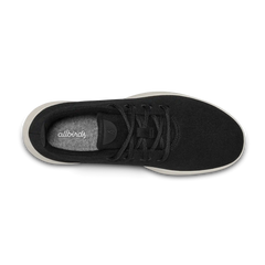 Men's Wool Runner - True Black (Cream Sole)